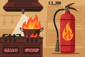 تست آتش سیستم‌های اطفای حریق در تجهیزات پخت تجاری برای ایمنی آشپزخانه صنعتی